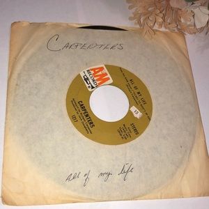 Carpenters Vinyl 45 Carpenters We’ve Only Just Begun Vintage Record small